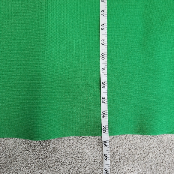 Aritzia Babaton Emerald Green Lariat Body Con Dress Thin Strap Stretchy Size L - Picture 10 of 15
